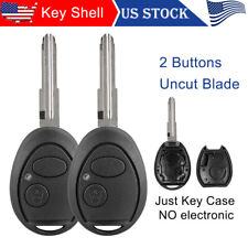 2x Key Fob Shell Case 2b For Land Rover Discovery 1999 2000 2001 2002 2003 2004
