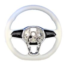 2021-2023 Vw Volkswagen Id.4 White Leather Oem Steering Wheel 11k419089gxjb