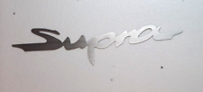 Toyota Supra Garage Sign Brushed Aluminum 4 Feet Wide Beautiful Gift