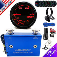 Dual Stage Electronic Boost Controller Kit 0-30 Psi W Boost Gauge Gauge Pod