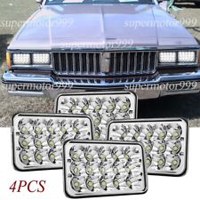 4pcs 4x6 Led Headlights Fit Pontiac Parisienne 1975 1976 1977 1978 1979 1980-85