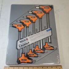 Matco Tools Stx9 9 Piece Sae T-handle Hex Key Set Orange Handle