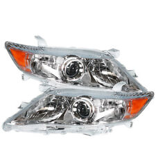 Projector Headlights Chrome Fit For 2010-2011 Toyota Camry Hybrid Rh Lh Side