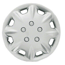 Wheel Covers Hubcaps Aftermarket New Set Of 4 Silver Painted 15 Inch 8 Spokes