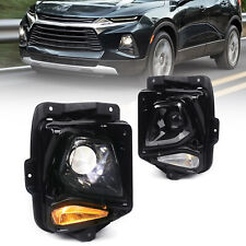 Pair Headlights For 2019-2022 Chevy Blazer Hidxenon Projector Lamp Assembly