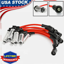 10.5mm High Performance Spark Plug Ignition Wire Kit For 2000-2009 Chevy Gmc V8