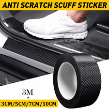 Carbon Fiber Sticker Protector Sill Scuff Cover Anti-scratch Strip Car Door Body