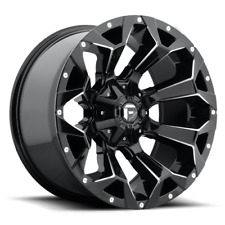18 Inch Gloss Black Wheels Rims Fuel Assault D576 6x5.5 135 Lug 18x9 1mm 4