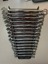 Sk Tools 15pc Metric Superkrome Comb. Wrench Set 8-22mm Ws-k Tool Holder Nice 