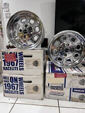 2 Nos Greg Weld Racelite Wheels 15x8 2 15x3.5 4x108 Mustang 79-93 Drag Race
