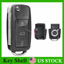 For Volkswagen Vw Mk4 Mk5 Beetle Golf Jetta Passat Flip Car Key Fob Shell Case