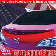 2010 2011 2012 2013 Mazda 3 Factory Style Lip Spoiler Trunk Wing Unpainted