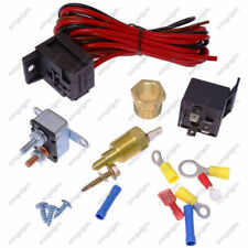 Electric Fan Wiring Install Kit Complete Thermostat 60 Amp Relay 185 Bbc Sbc