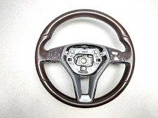 12-14 Mercedes W204 C250 C300 C350 Sport Steering Wheel Brown Wpaddles 218 Oem