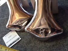 New Pair Of Stainless Steel Exhaust V-8 Tips For The Ford Cars And Trucks 