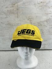  Jegs High Performance Parts Mens Strap Back Hat Adjustable Cap Yellow Black