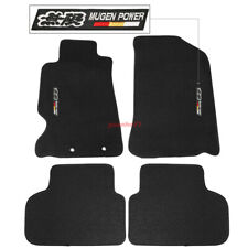 For 02-06 Acura Rsx Coupe Floor Mats Front Rear Nylon Black Carpet W Mugen