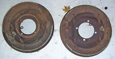 1932 Ford Rear Backing Plates Complete 12in Pair