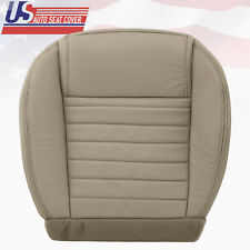 2005 2006 Mustang Gt Gt Lux Driver Bottom Leather Seat Cover Med. Parchment Tan