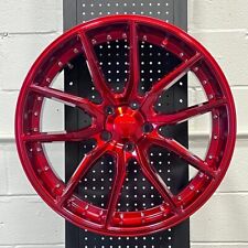 20 Ipw 512 Style Red Staggered Wheels Rims Fits Lexus Is250 Is300 Is350 Fsport