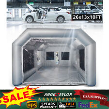Inflatable Spray Booth Paint Tent Car Paint Filtration System 26x13x10ft Usa New