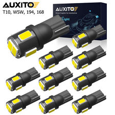 Auxito T10 Led License Plate Light Bulbs 6000k Super Bright White 168 2825 194
