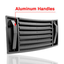 For 03-09 Hummer H2 Abs Hood Deck Vent Panel Handle Covers Trim W Alum Handles