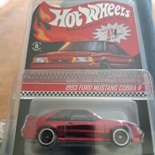 Hot Wheels Rlc 93 Ford Mustang Cobra R Red Spectraflame