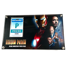 Iron Man Stark Industries Press Pass Display - Prod-used - Movie Prop