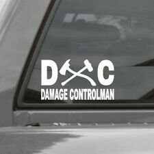 Damage Controlman Dc U.s.navy Vinyl Window Decal Sticker