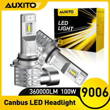 Auxito 9006 Led 6500k Headlight Bulb 360000lumen Kit Low Beam White Super Bright