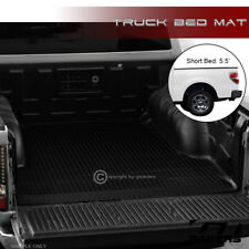 For 2004-2014 Ford F150 5.5 Ft Sb Black Rubber Diamond Truck Bed Floor Mat Liner