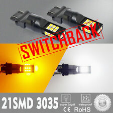 Led Switchback Front Turn Signal Bulb For 2001-2006 Dodge Stratuswhite Yellow
