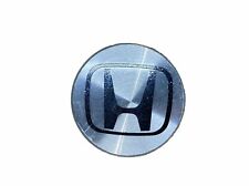 1 Brushed Aluminum Wheel Center Caps 58mm Rim Emblems Logo For Honda Civic