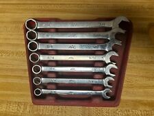 7-pc Mac Tools 6-point Sae Combination Wrench Set W Tray