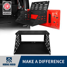 Hooke Road 2-tier Tailgate Table Foldable Shelf Fit Jeep Wrangler Jk Jl 07-23