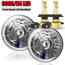 2x 7 Inch Round Led Headlights Hilo Beam For 1949-1952 Chevy Styleline Deluxe