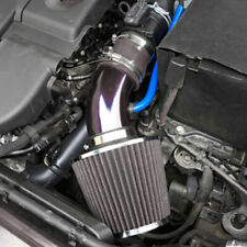 3 Car Cold Air Intake Filter Alumimum Induction Kit Pipe Hose System Set Black