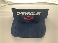 Vintage Deadstock Chevrolet Mesh Visor Hat Strapback Ralph White Chevy Cap Retro