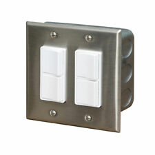 Infratech Double Duplex Switch Wall Plate And Gang Box 14-4305