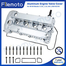 Aluminum Engine Valve Cover W Gasket Bolts For 06-09 Mazda 3 2.0l 2.3l Na