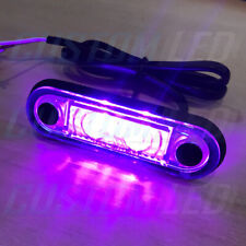 Purple Hella Style Led Flush Fit Kelsa Bar Marker Lamp Light 12v 24v