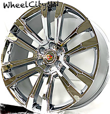 24 Chrome Oe 5822 Replica Wheels Fits 2019 Cadillac Escalade Platinum 6x5.5 24