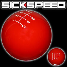 Red Ol Skool Shift Knob For 6 Speed Short Throw Shifter Selector 10x1.5