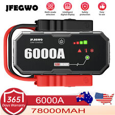 78000mah Portable Car Jump Starter Power Bank Pack Battery Charger Booster 12v