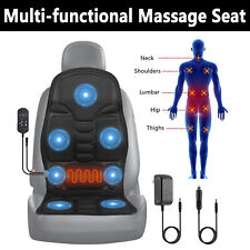8 Modes Massage Seat Cushion Heated Back Neck Body Massager Chair For Home Car
