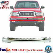 Front Bumper Chrome Face Bar Steel For 2001-2004 Toyota Tacoma