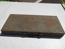 Vintage Embossed Plomb Tool Box Los Angeles Socket Box Wrenches