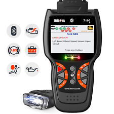 Innova 7100p Car Obd2 Scanner Abs Srs Car Diagnostic Tool Oil Reset Battery Test