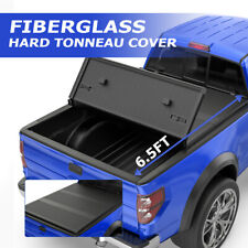 6.5ft Truck Bed Tonneau Cover Fiberglass For 2007-13 Chevy Silverado Gmc Sierra